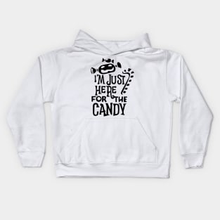 I'm Just Here For The Candy-Light Kids Hoodie